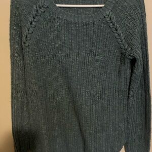 Pink Republic Forest Green Knit Sweater